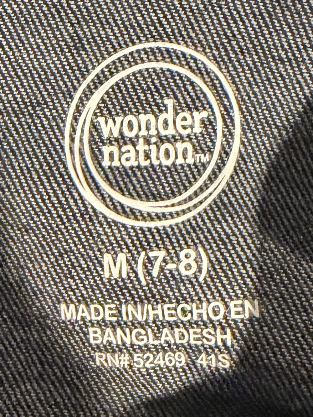 Kids wonder nation Jean jacket size M